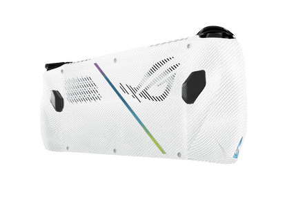 Fibra Carbono Blanco Asus Rog Ally Handheld Gaming Computer Skin