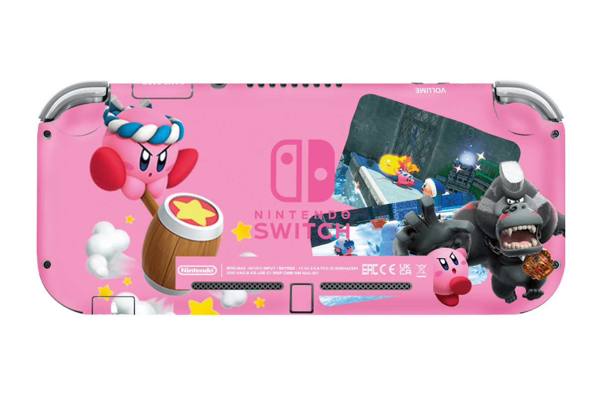 Kirby Skin Nintendo Switch Lite Xonebrand