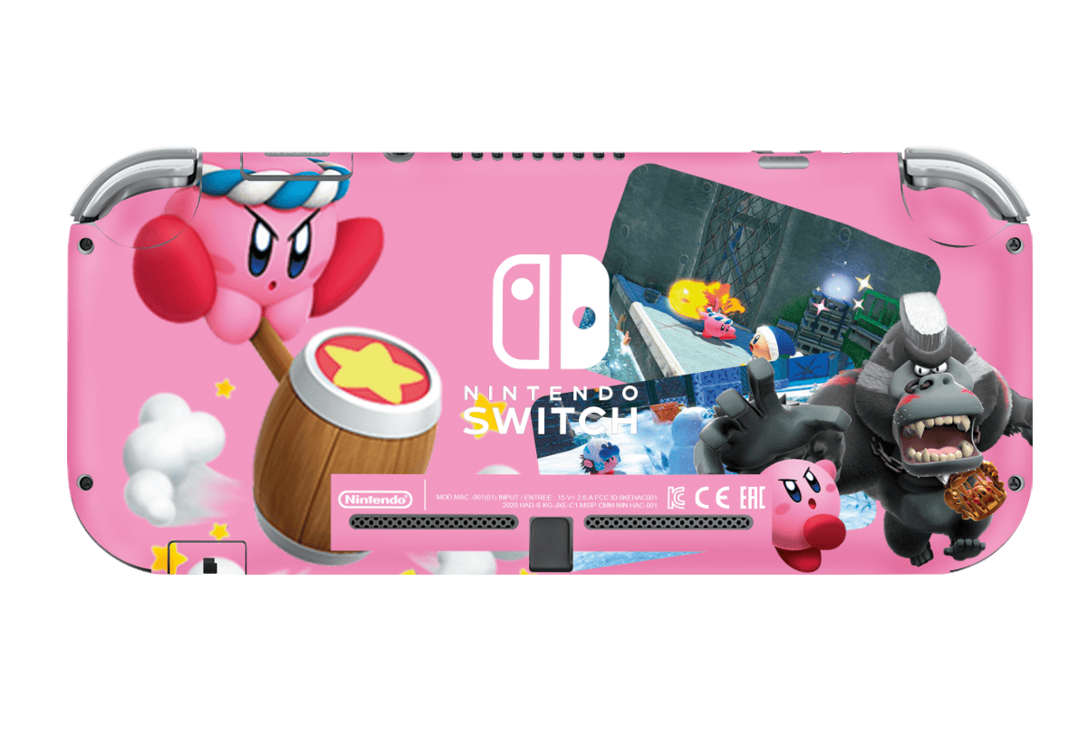 Kirby Skin Nintendo Switch Lite