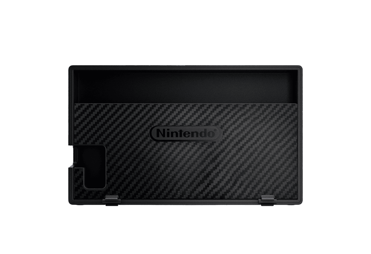 Black Carbon Fiber Skin Nintendo Switch (2017)