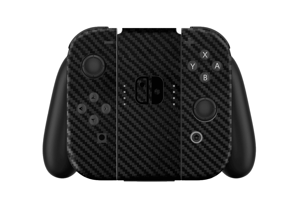 Black Carbon Fiber Skin Nintendo Switch (2017)