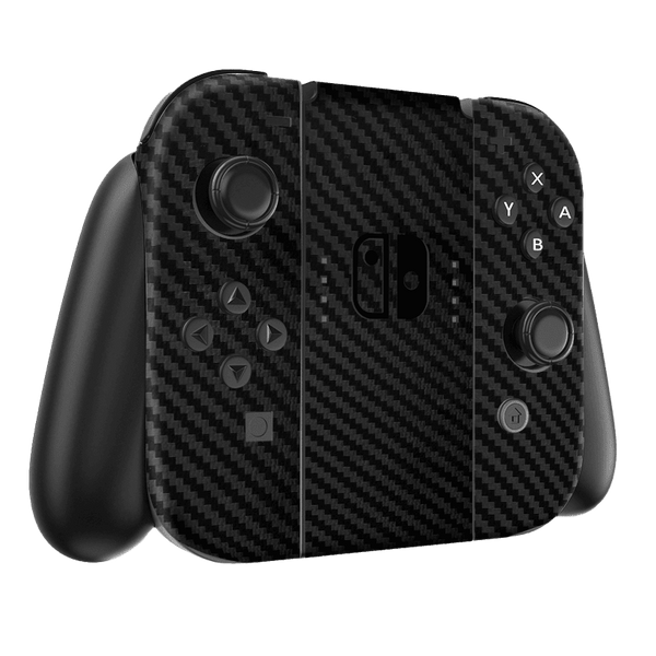 Black Carbon Fiber Skin Nintendo Switch (2017)