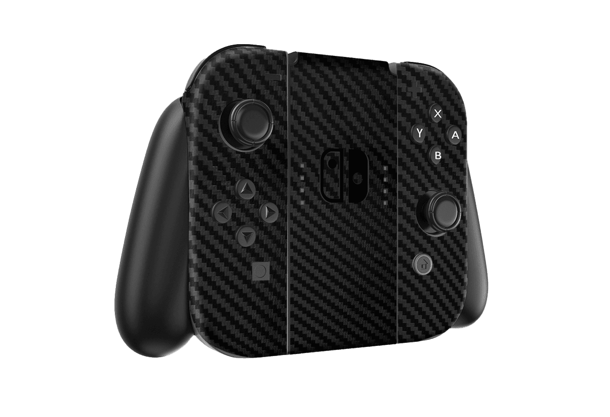 Black Carbon Fiber Skin Nintendo Switch (2017)