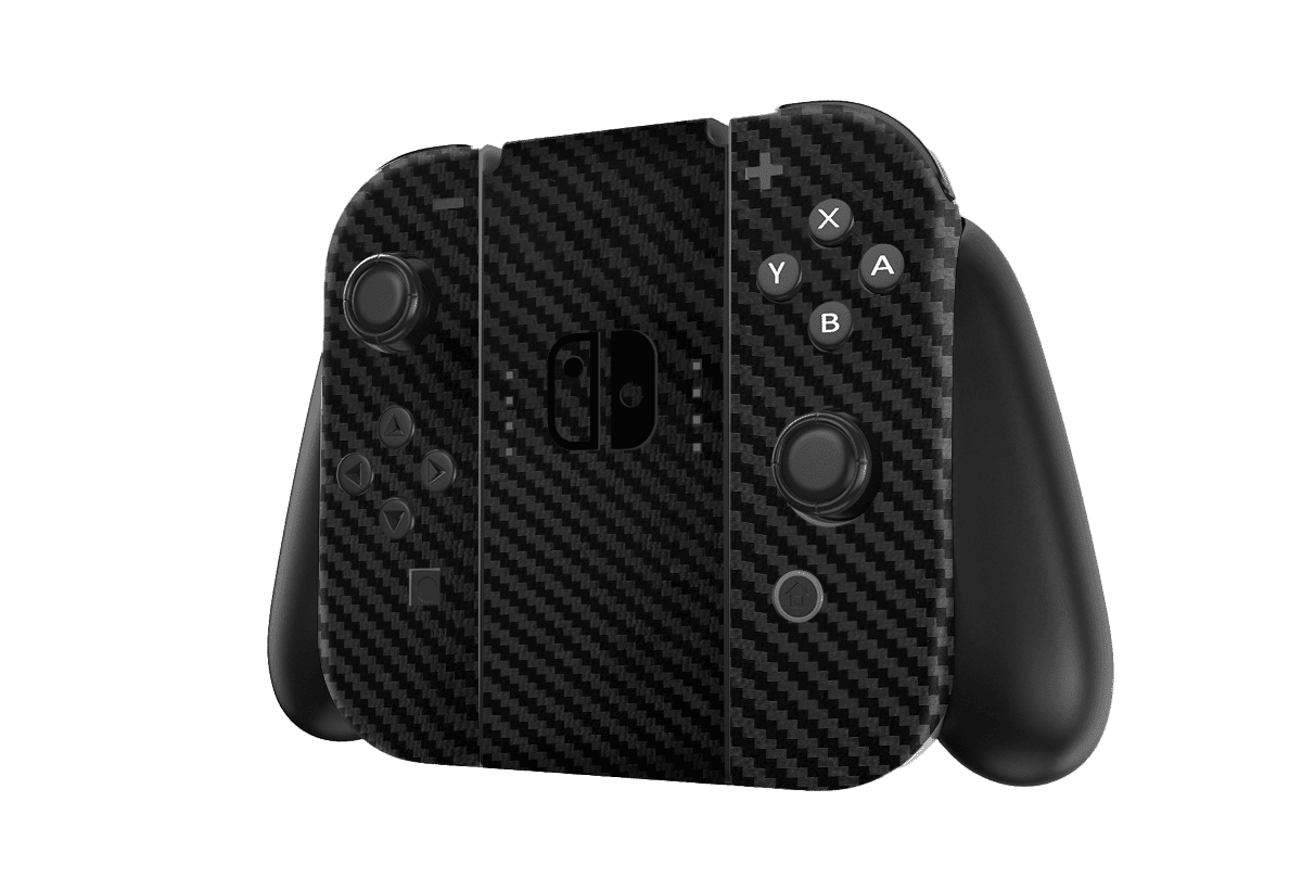 Black Carbon Fiber Skin Nintendo Switch (2017)