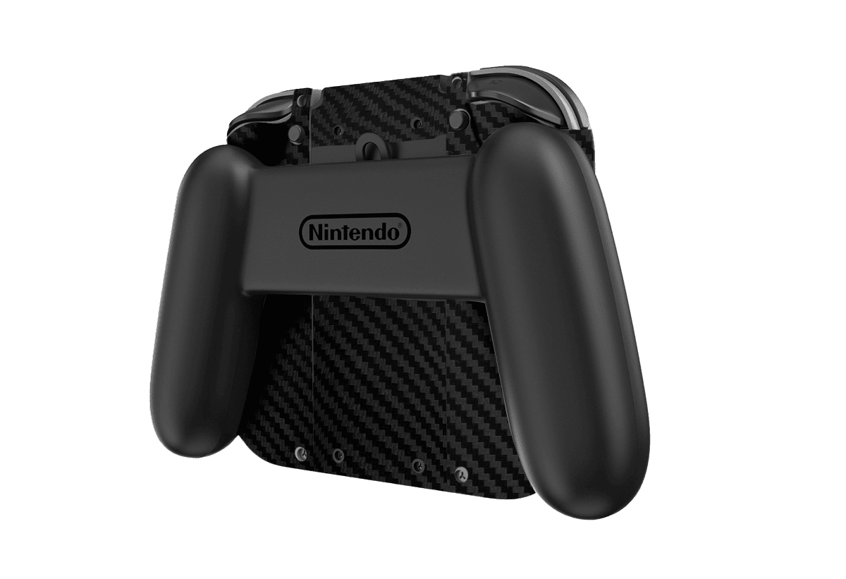 Black Carbon Fiber Skin Nintendo Switch (2017)