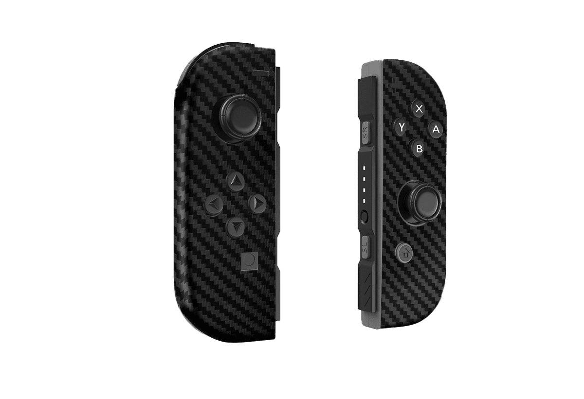 Black Carbon Fiber Skin Nintendo Switch (2017)