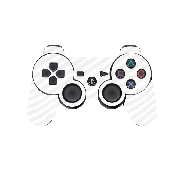 Fibra Carbono Blanco Skin Playstation 3 Slim