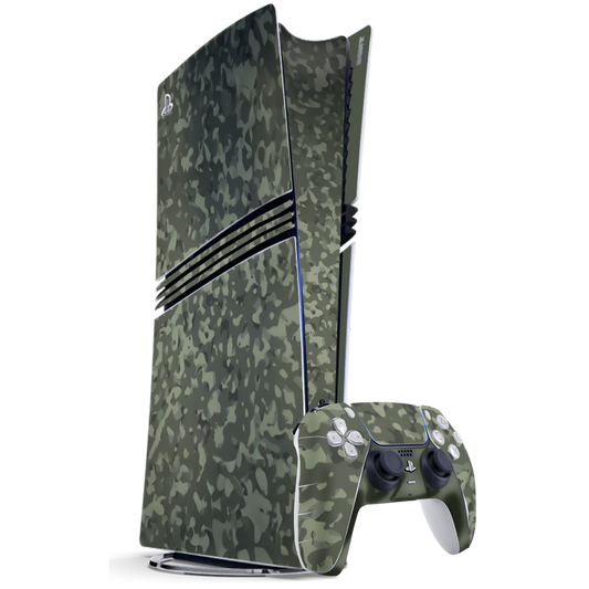 Camuflado Verde Skin Playstation 5 Pro Xonebrand