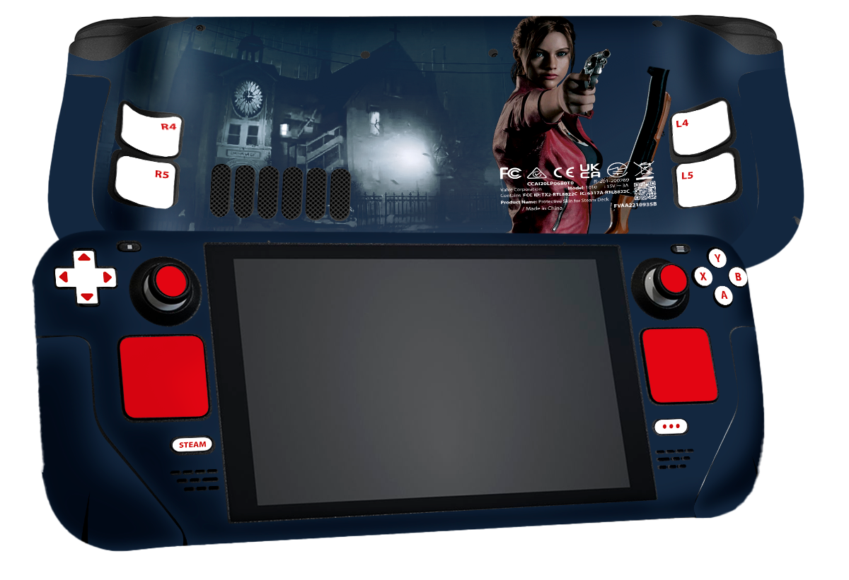 Resident Evil 2 Claire Steam Deck Skin Xonebrand