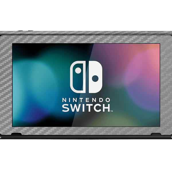 Fibra Carbono Gris Skin Nintendo Switch (2017)