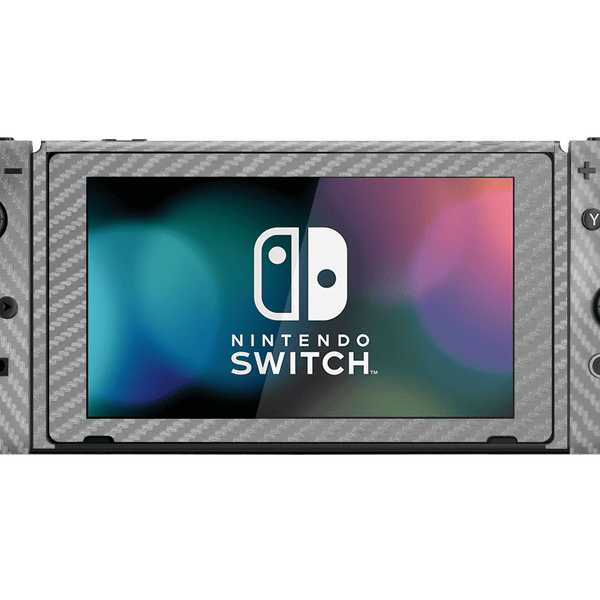 Fibra Carbono Gris Skin Nintendo Switch (2017)