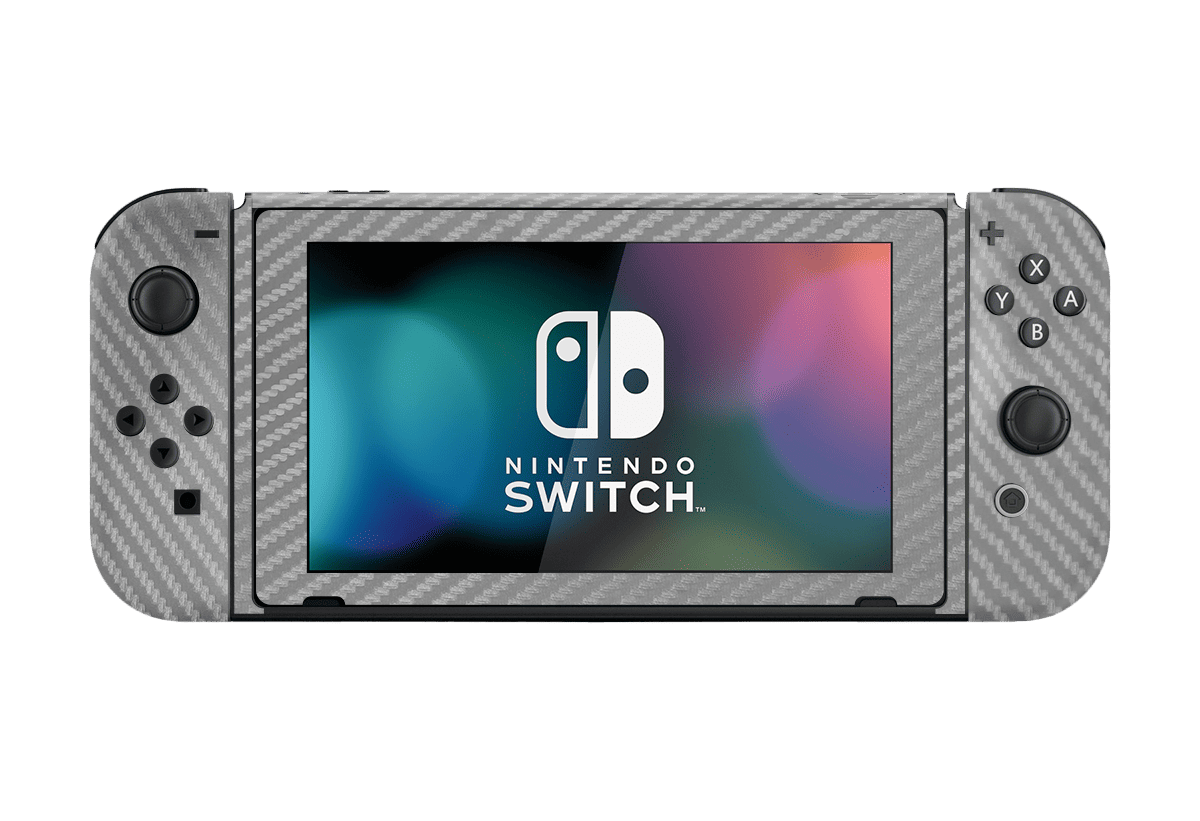 Fibra Carbono Gris Skin Nintendo Switch (2017) Xonebrand