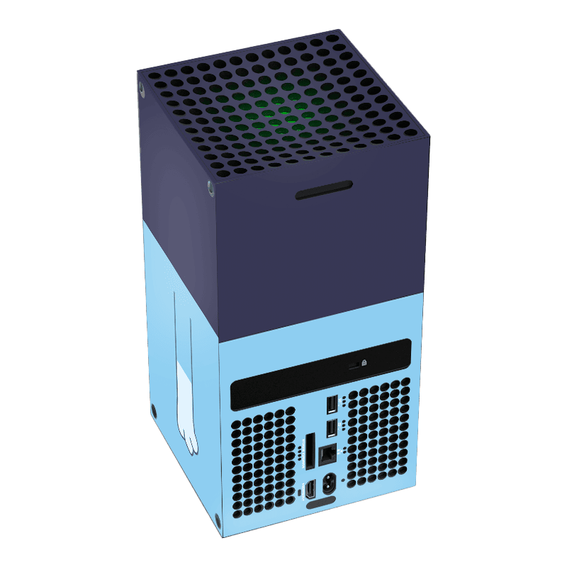 Bluey Xbox Series X Skin Xonebrand