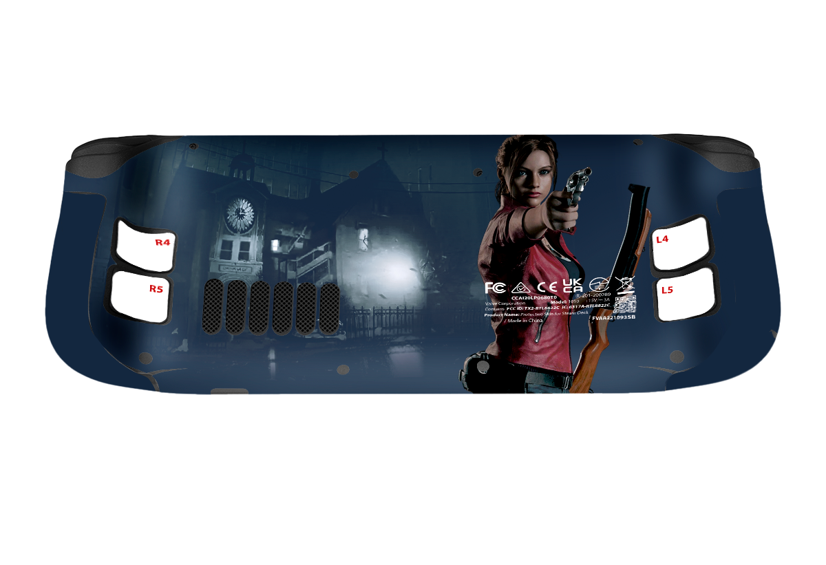 Resident Evil 2 Claire Steam Deck Skin Xonebrand