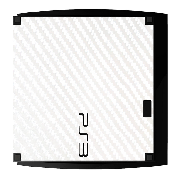 Fibra Carbono Blanco Skin Playstation 3 Slim