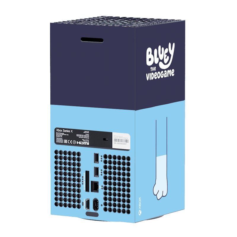 Bluey Xbox Series X Skin Xonebrand