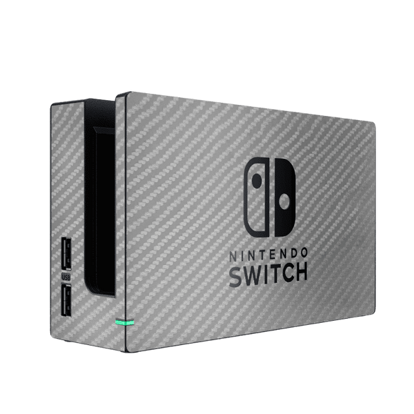 Fibra Carbono Gris Skin Nintendo Switch (2017)