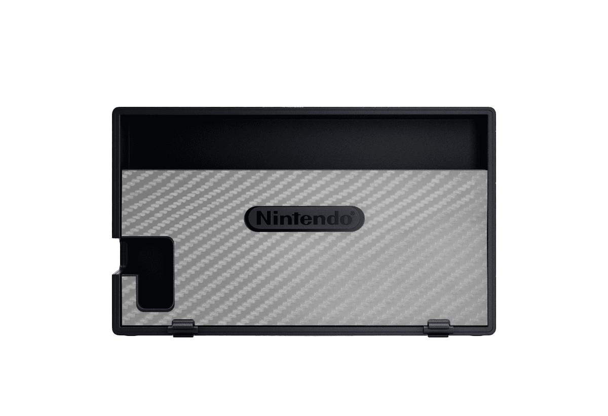 Fibra Carbono Gris Skin Nintendo Switch (2017)