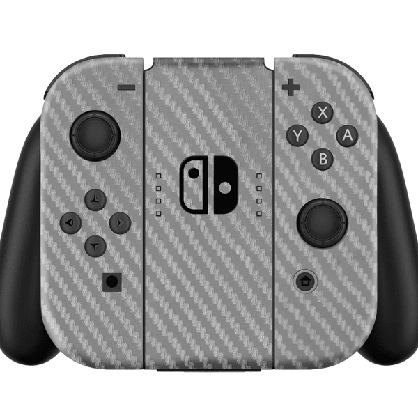 Fibra Carbono Gris Skin Nintendo Switch (2017)