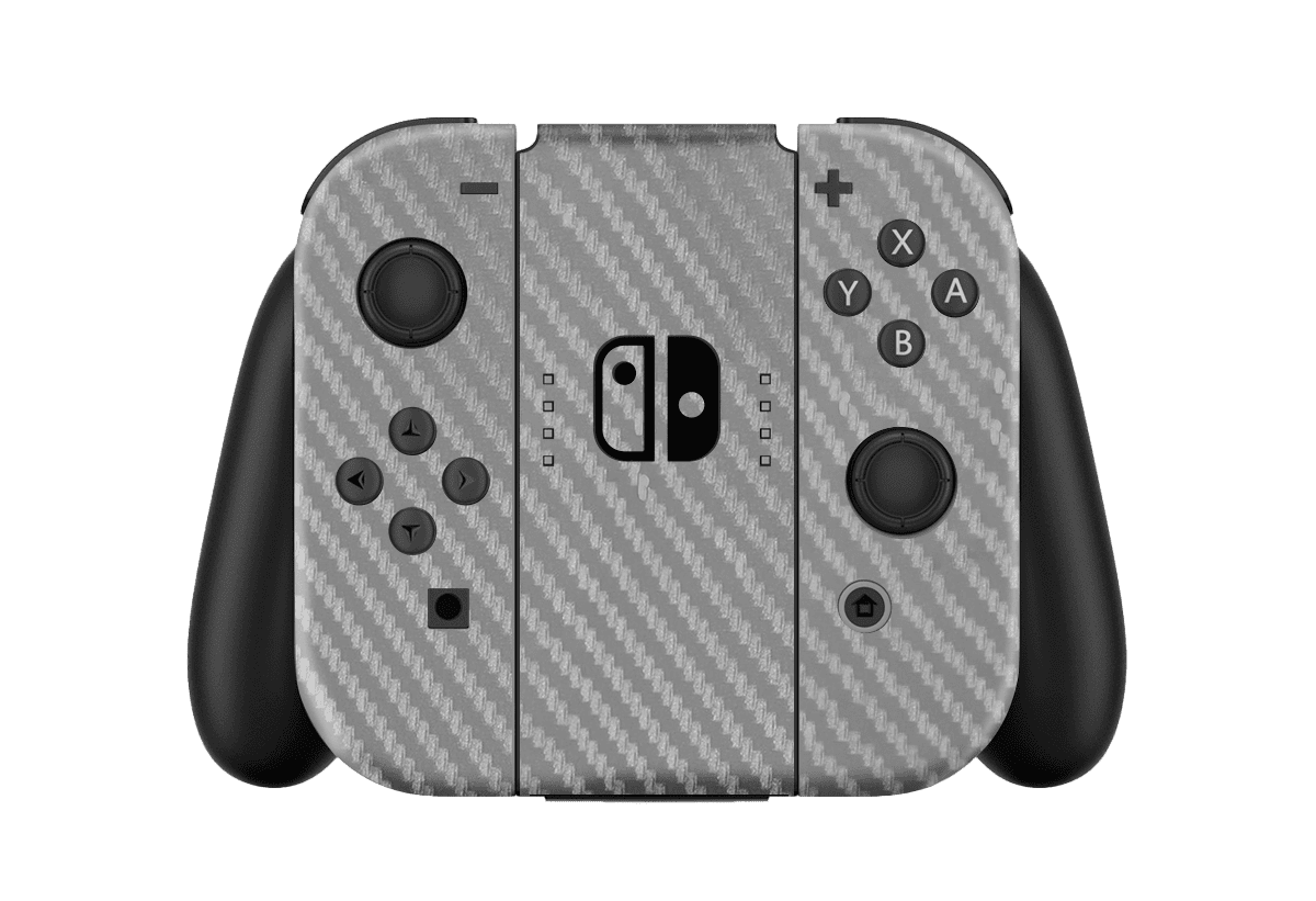 Fibra Carbono Gris Skin Nintendo Switch (2017)