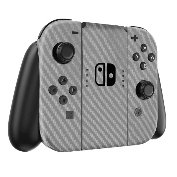 Fibra Carbono Gris Skin Nintendo Switch (2017)