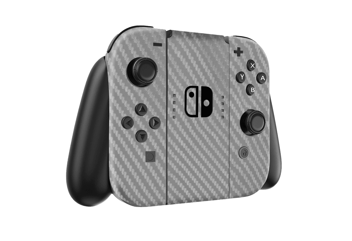 Fibra Carbono Gris Skin Nintendo Switch (2017)