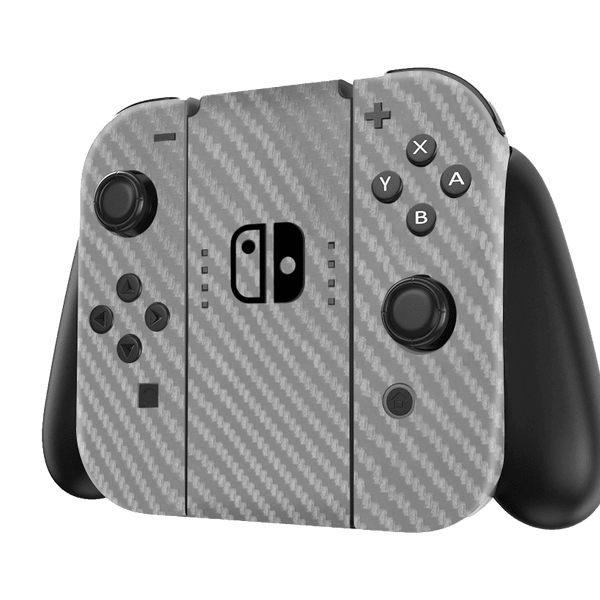 Fibra Carbono Gris Skin Nintendo Switch (2017)