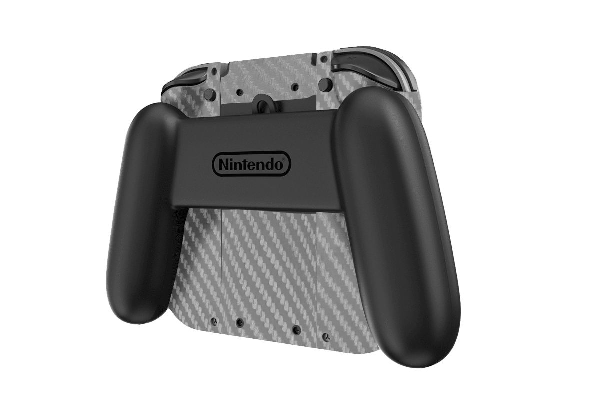 Fibra Carbono Gris Skin Nintendo Switch (2017)