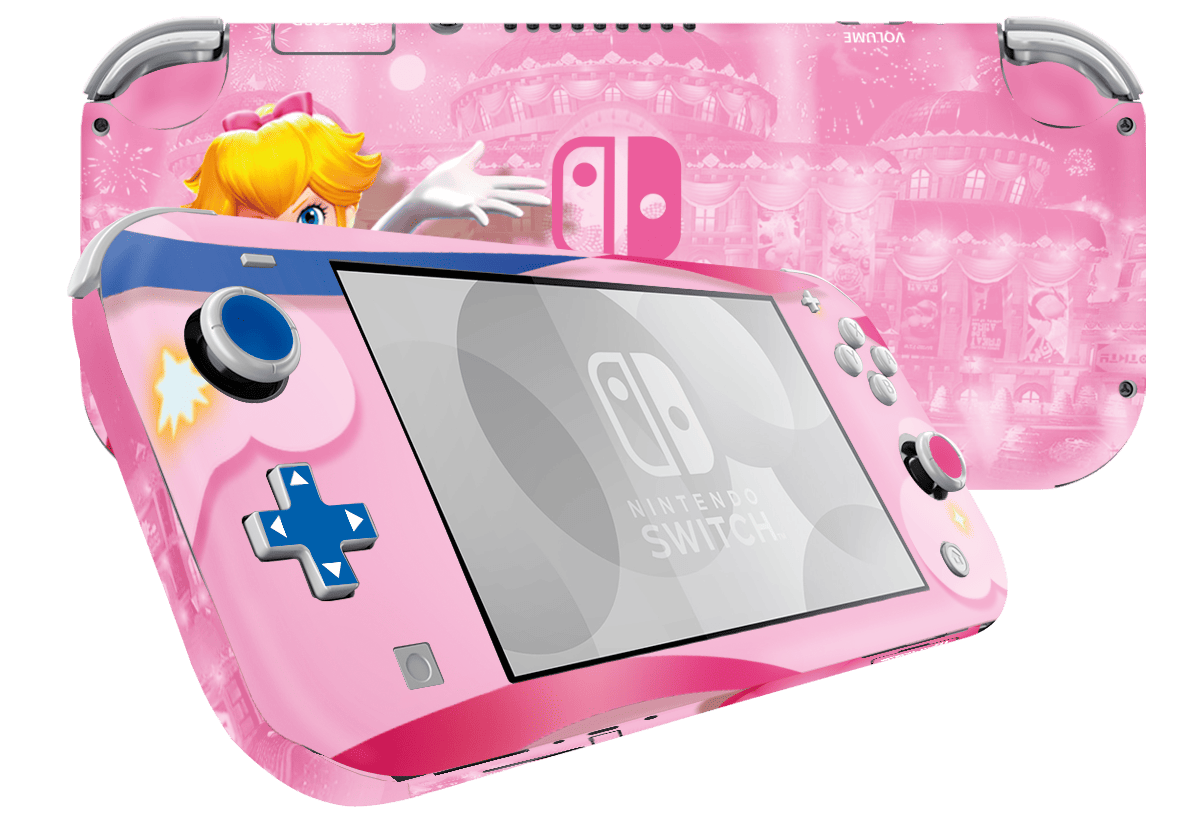 Princesa Peach Skin Nintendo Switch Lite Xonebrand