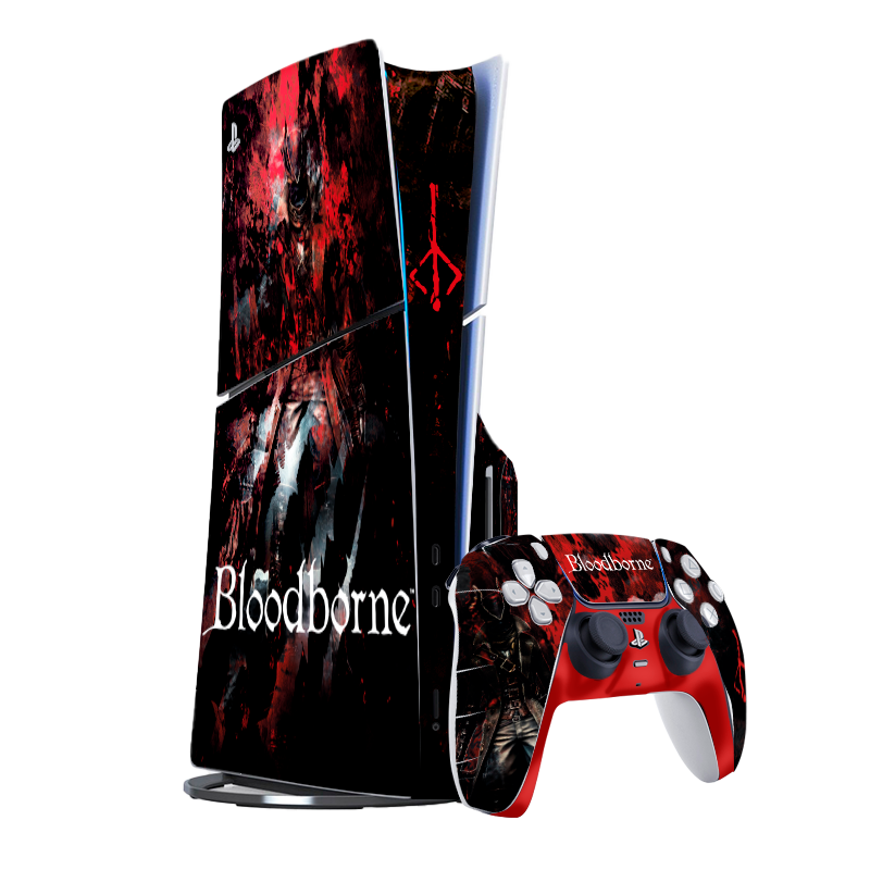 Bloodborne Skin Playstation 5 Slim Xonebrand