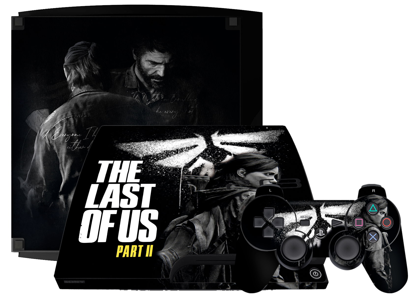 The las of Us II Skin Playstation 3 Slim