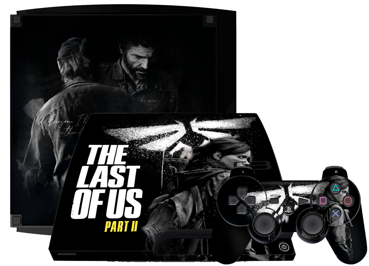 The las of Us II Skin Playstation 3 Slim Xonebrand