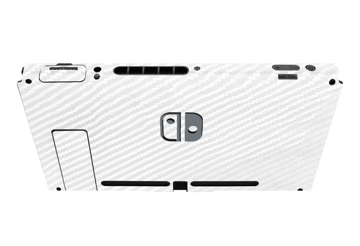 Fibra Carbono Blanco Skin Nintendo Switch (2017) Xonebrand