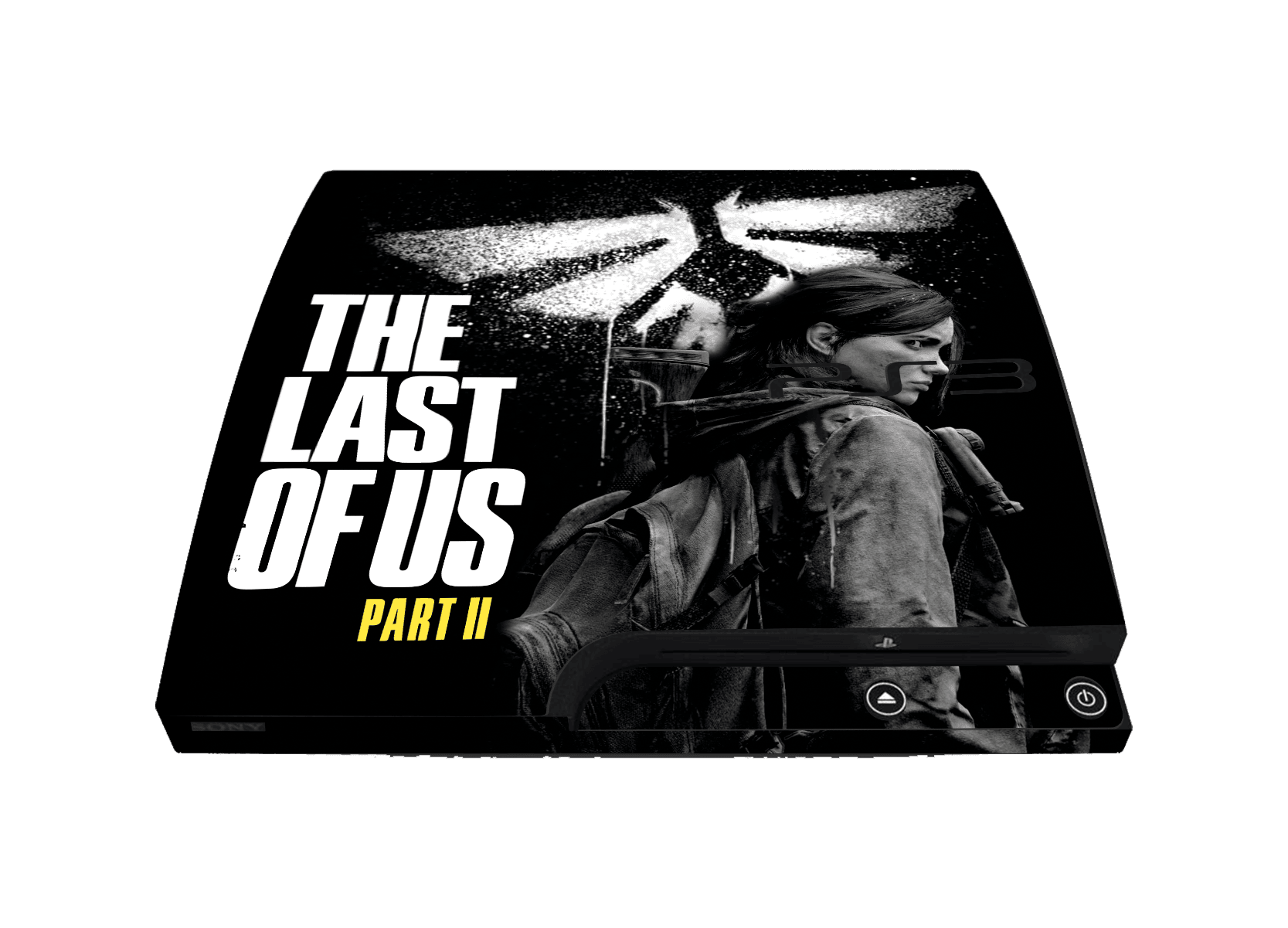 The las of Us II Skin Playstation 3 Slim