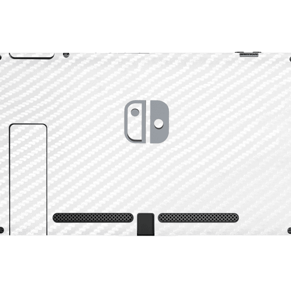 Fibra Carbono Blanco Skin Nintendo Switch (2017)