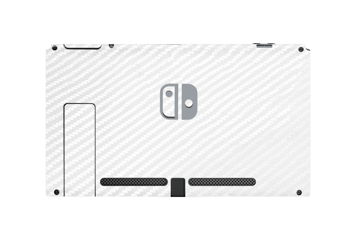 Fibra Carbono Blanco Skin Nintendo Switch (2017) Xonebrand