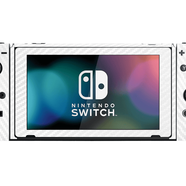 Fibra Carbono Blanco Skin Nintendo Switch (2017)