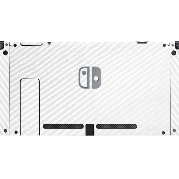 Fibra Carbono Blanco Skin Nintendo Switch (2017)