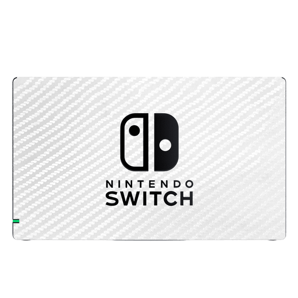 Fibra Carbono Blanco Skin Nintendo Switch (2017)