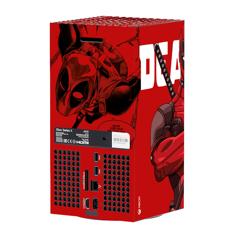 Deadpool Skin Xbox Series X Xonebrand