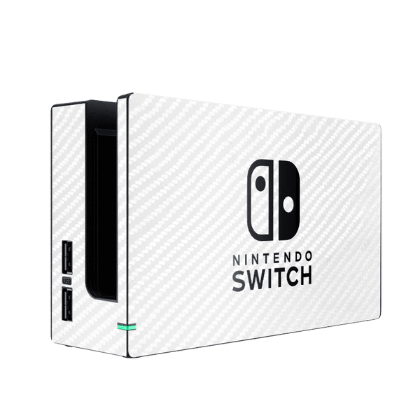 Fibra Carbono Blanco Skin Nintendo Switch (2017)