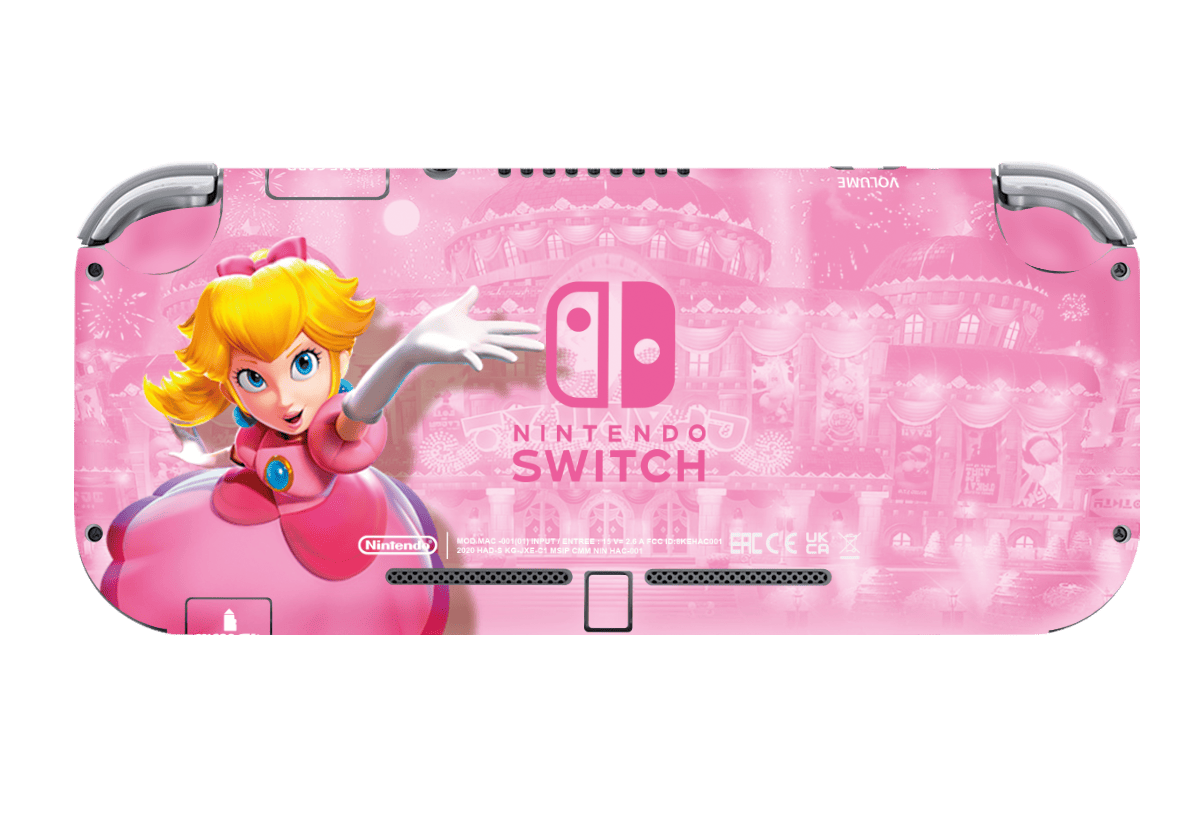 Princesa Peach Skin Nintendo Switch Lite Xonebrand