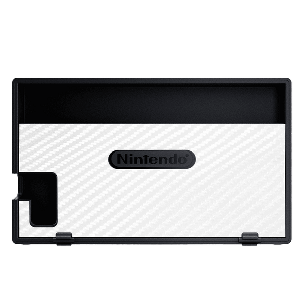 Fibra Carbono Blanco Skin Nintendo Switch (2017)
