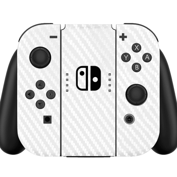 Fibra Carbono Blanco Skin Nintendo Switch (2017)