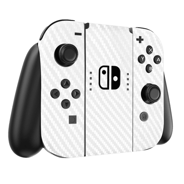 Fibra Carbono Blanco Skin Nintendo Switch (2017)