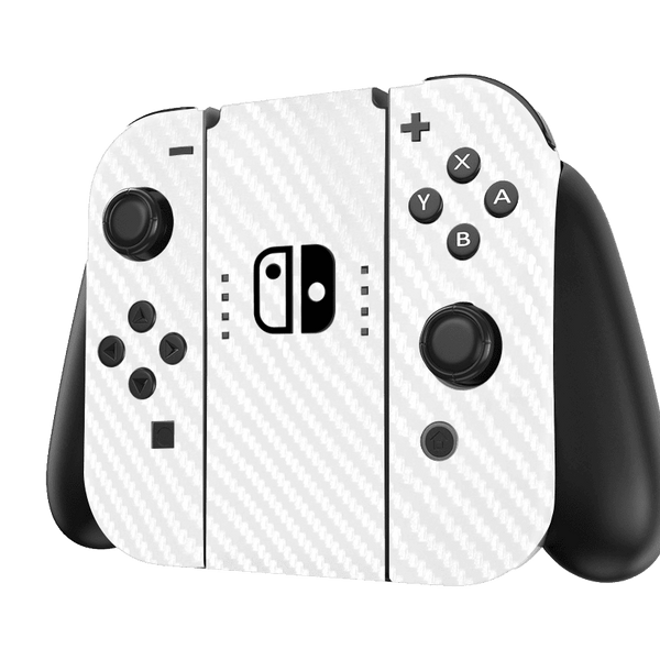 Fibra Carbono Blanco Skin Nintendo Switch (2017)