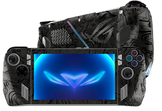 Area Black Asus Rog Ally Handheld Gaming Computer Skin