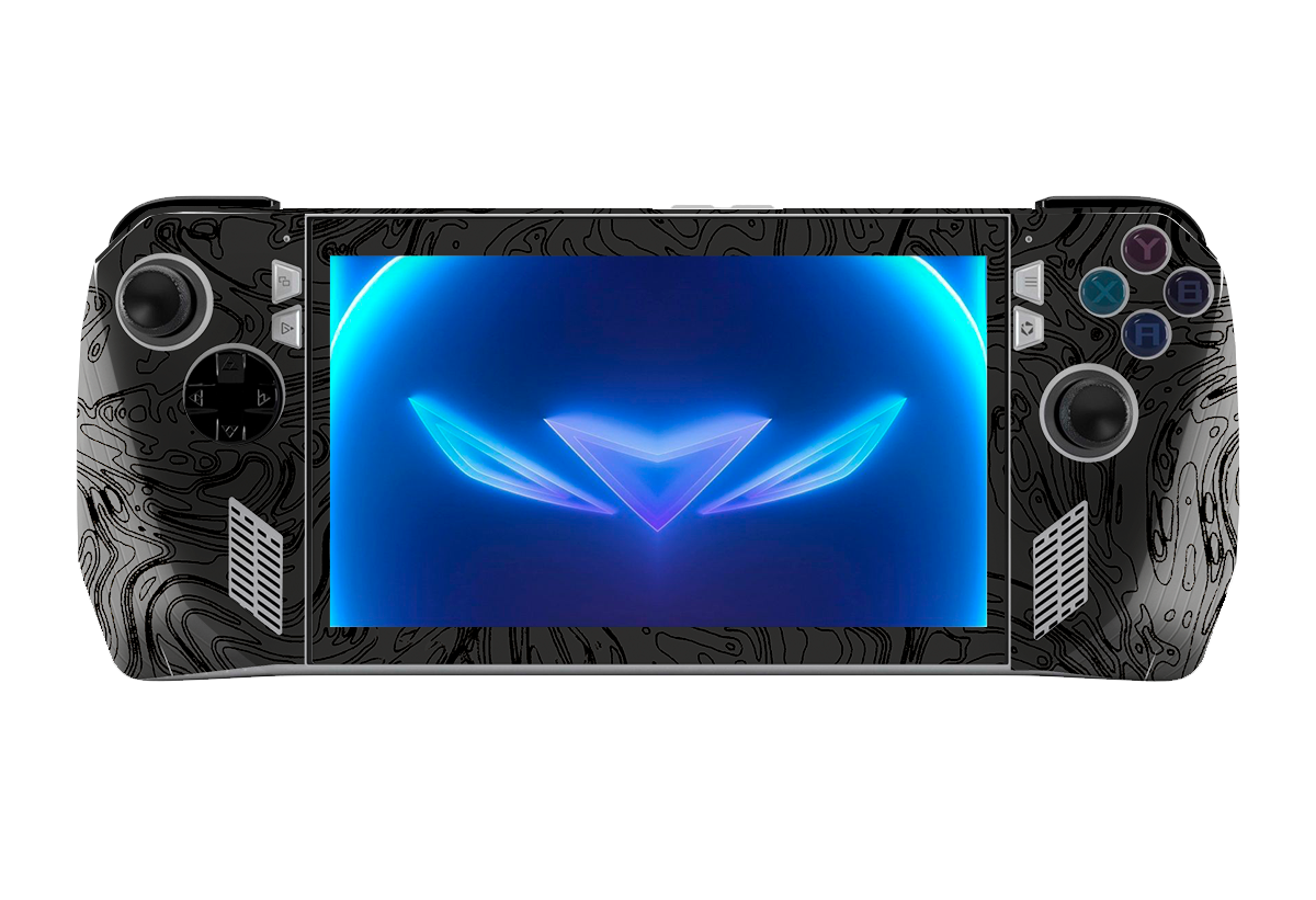 Area Black Asus Rog Ally Handheld Gaming Computer Skin