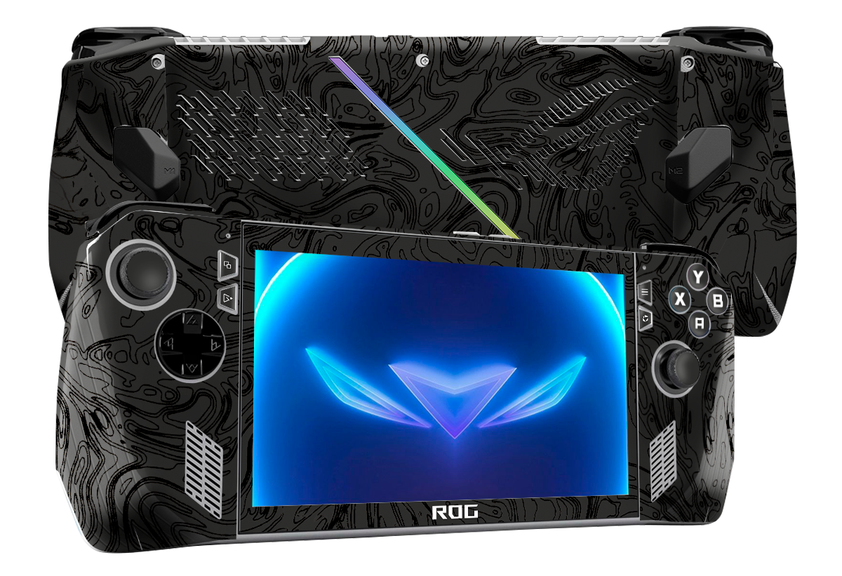 Black Line Skin Asus Rog Ally Xonebrand