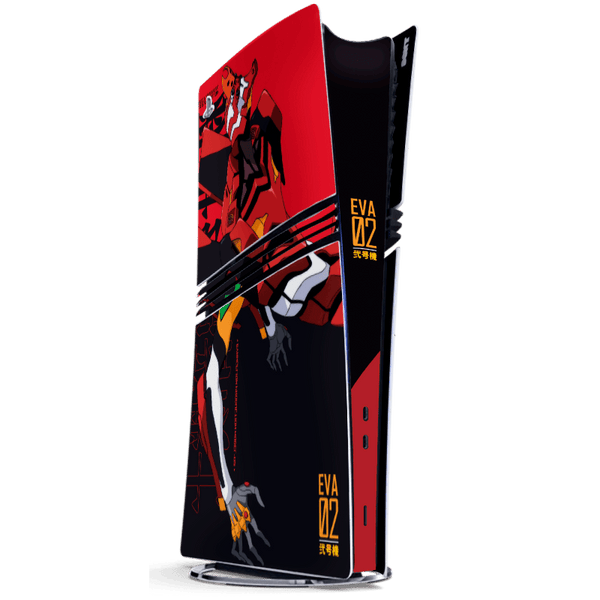 Evangelion Eva 02 Skin Playstation 5 Pro Xonebrand